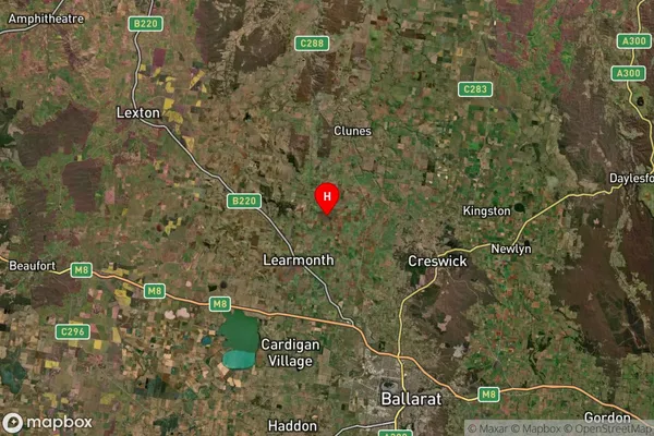 Coghills Creek,Victoria Satellite Map