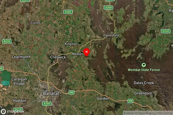 Rocklyn,Victoria Satellite Map