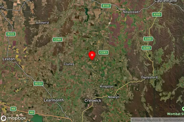 Ullina,Victoria Satellite Map