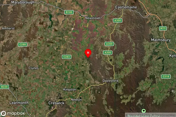 Werona,Victoria Satellite Map