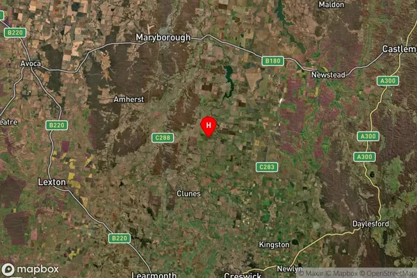 Mount Cameron,Victoria Satellite Map