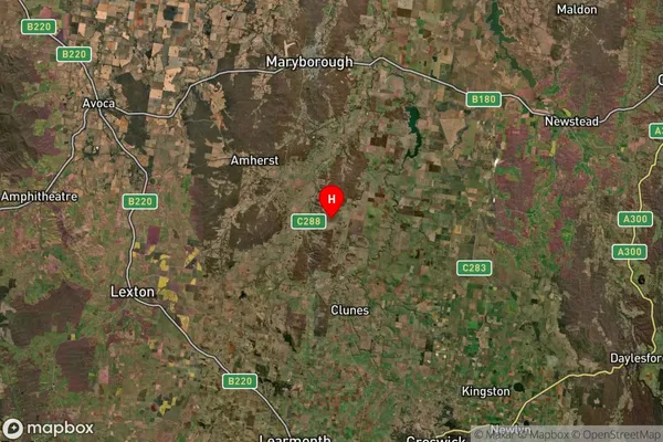 Mount Glasgow,Victoria Satellite Map