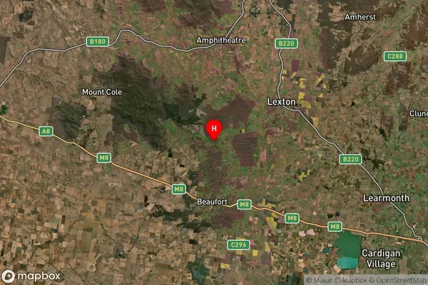 Chute,Victoria Satellite Map