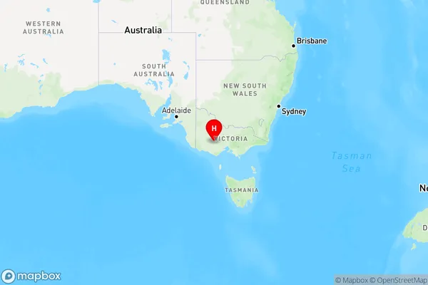 Cross Roads,Victoria Region Map