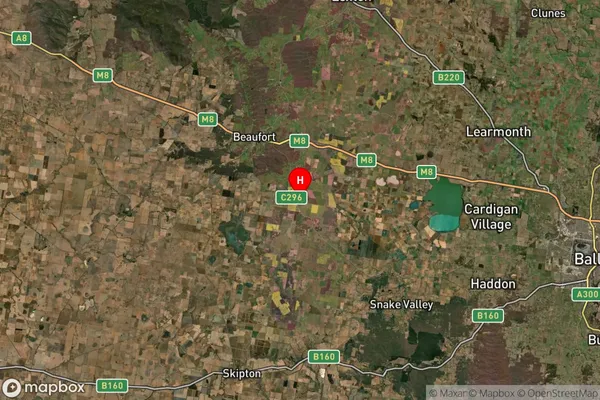 Nerring,Victoria Satellite Map