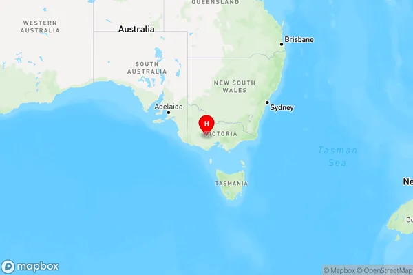 Nerring,Victoria Region Map