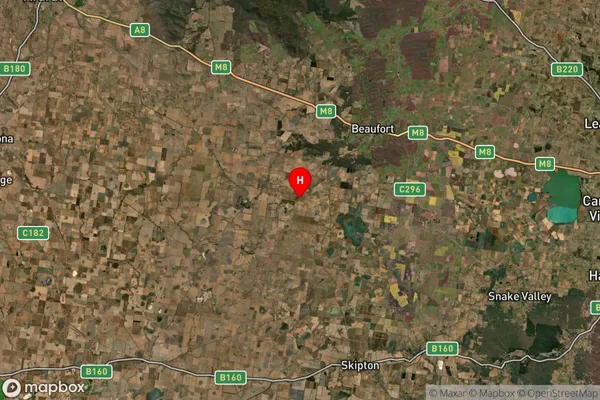 Stockyard Hill,Victoria Satellite Map