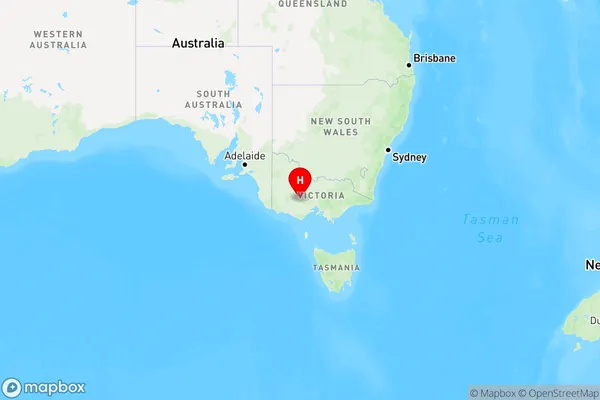Trawalla,Victoria Region Map