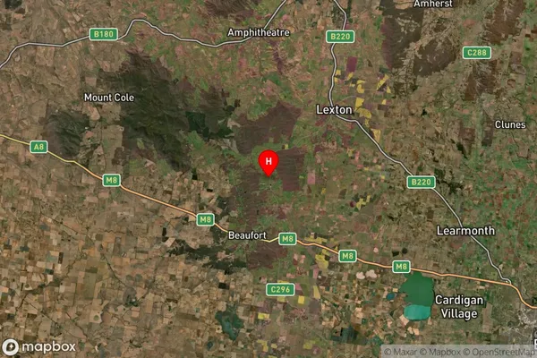 Waterloo,Victoria Satellite Map