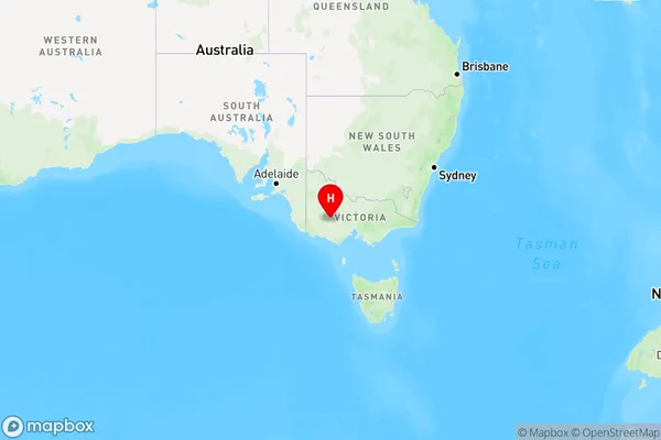 Ararat,Victoria Region Map