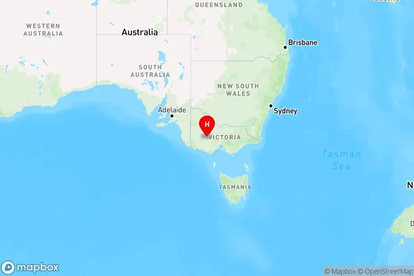 Dunneworthy,Victoria Region Map