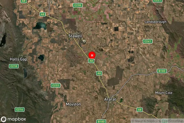 Great Western,Victoria Satellite Map