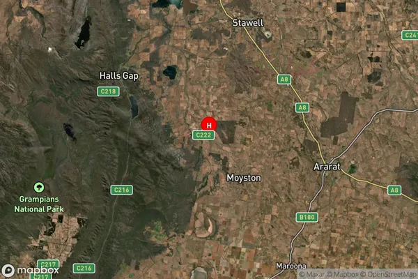 Jallukur,Victoria Satellite Map