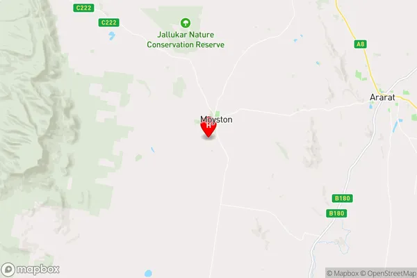 Moyston,Victoria Area Map