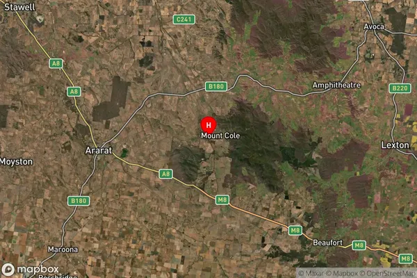 Warrak,Victoria Satellite Map