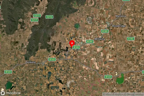 Bornes Hill,Victoria Satellite Map