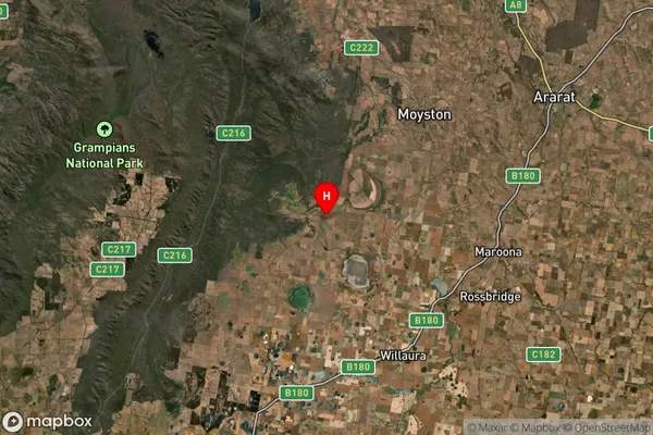 Mafeking,Victoria Satellite Map