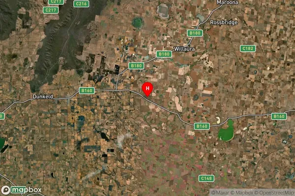 Stavely,Victoria Satellite Map