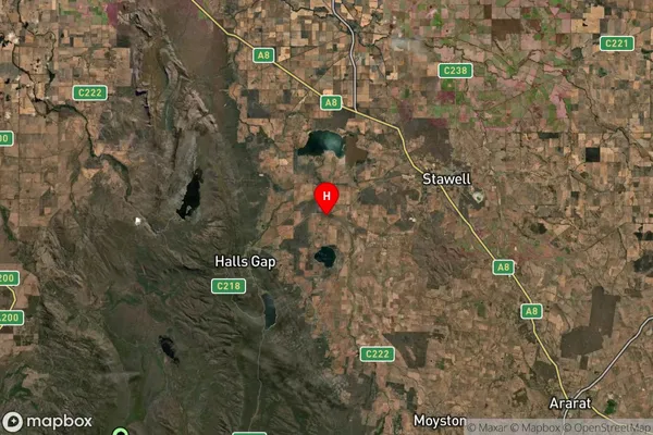 Mokepilly,Victoria Satellite Map