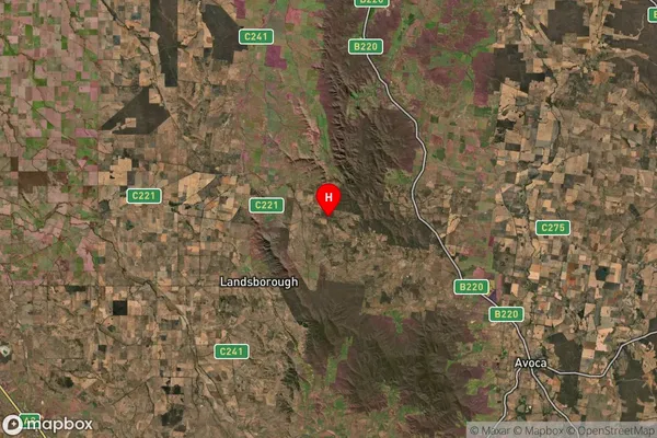 Barkly,Victoria Satellite Map