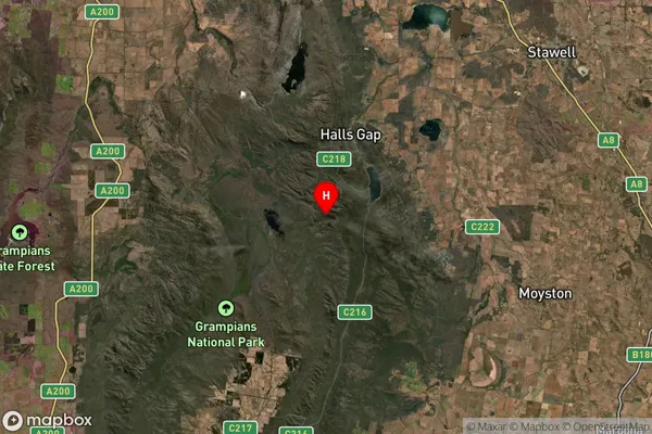 Bellfield,Victoria Satellite Map