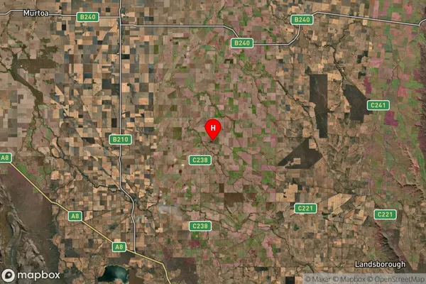 Callawadda,Victoria Satellite Map