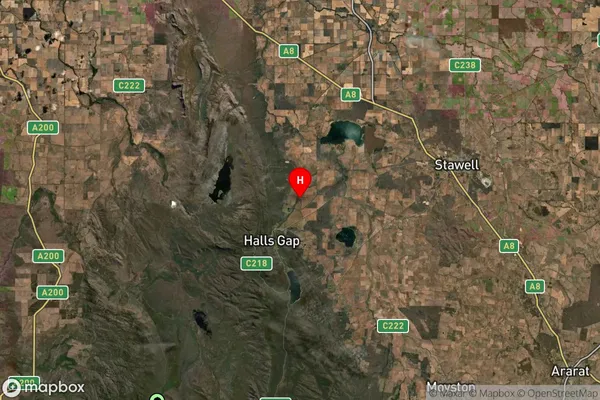 Fyans Creek,Victoria Satellite Map