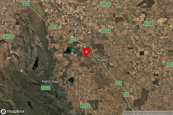 Illawarra,Victoria Satellite Map