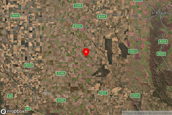 Wallaloo East,Victoria Satellite Map