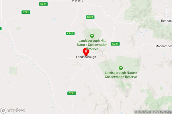 Landsborough,Victoria Area Map