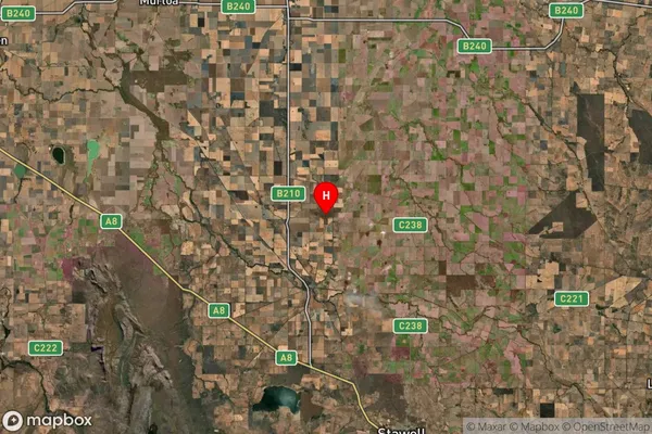 Riachella,Victoria Satellite Map