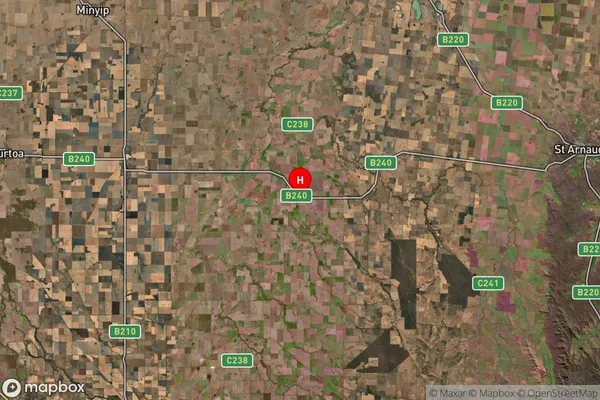 Marnoo,Victoria Satellite Map