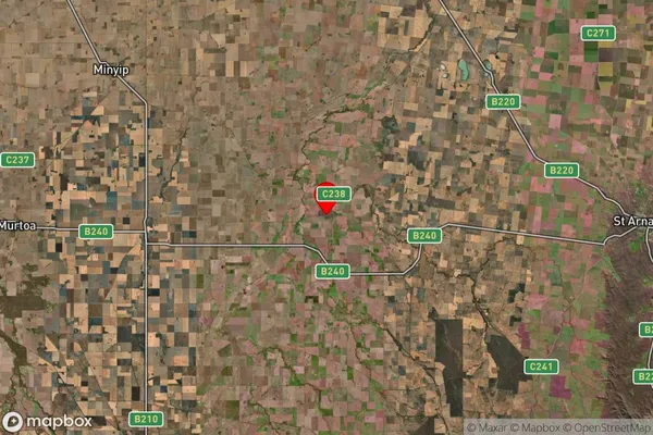 Banyena,Victoria Satellite Map