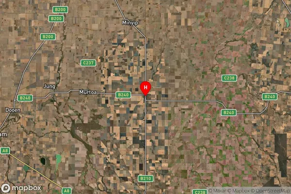 Rupanyup,Victoria Satellite Map