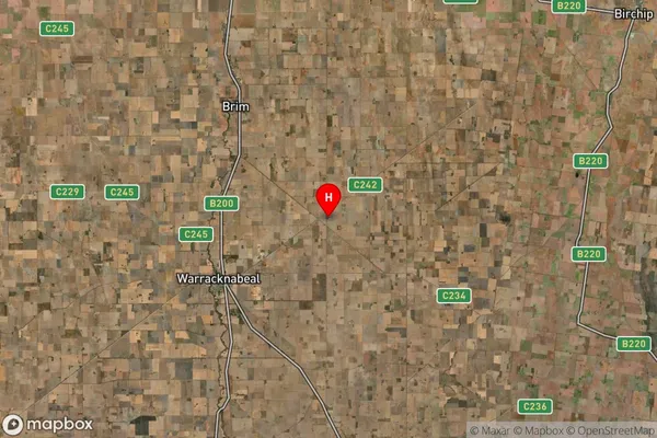 Bangerang,Victoria Satellite Map