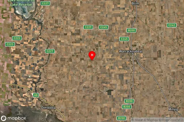 Cannum,Victoria Satellite Map