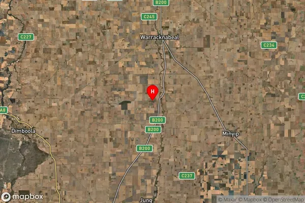 Kellalac,Victoria Satellite Map