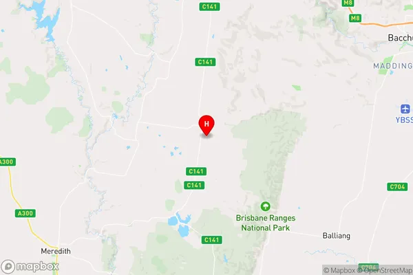 Mount Wallace,Victoria Area Map