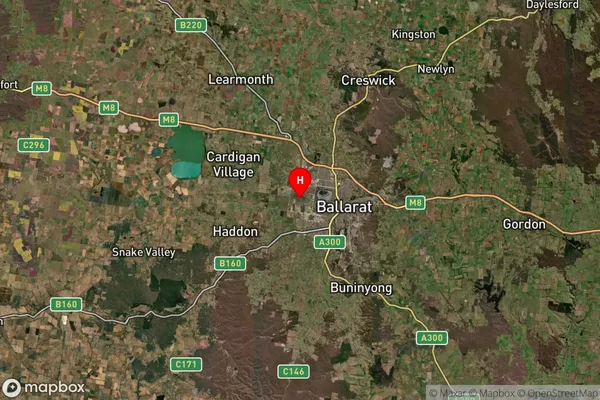 Alfredton,Victoria Satellite Map