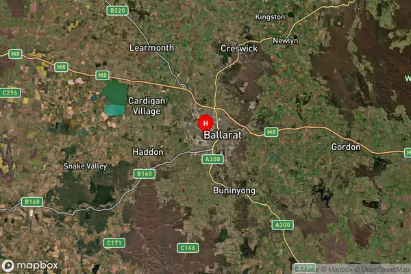 Newington,Victoria Satellite Map