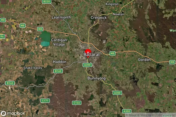 Redan,Victoria Satellite Map