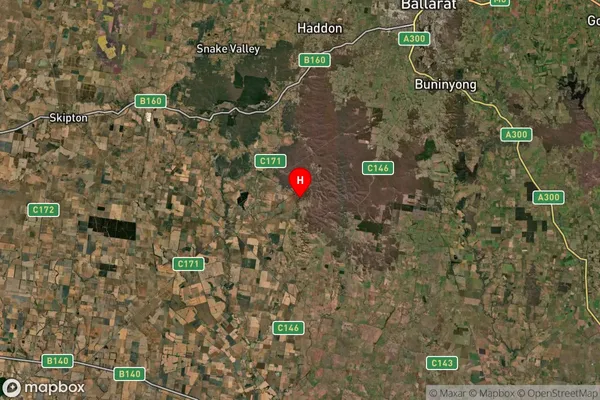 Berringa,Victoria Satellite Map