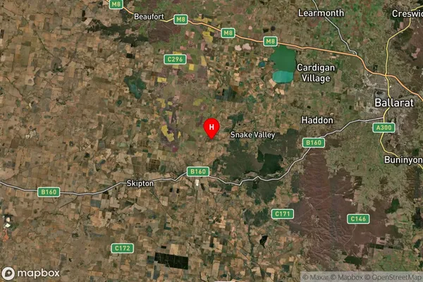 Chepstowe,Victoria Satellite Map