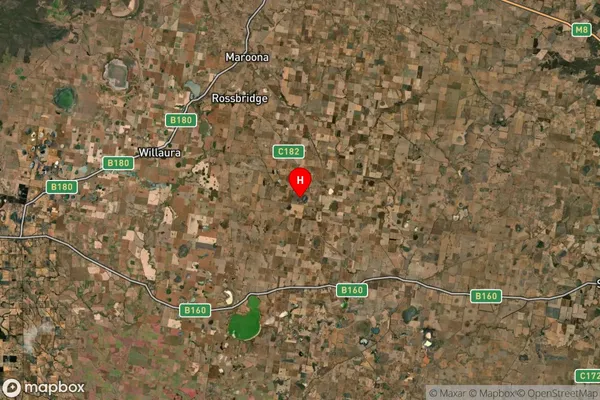 Mininera,Victoria Satellite Map