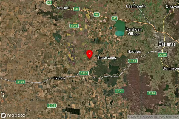 Mortchup,Victoria Satellite Map