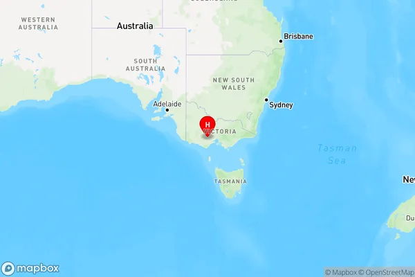 Rokewood Junction,Victoria Region Map