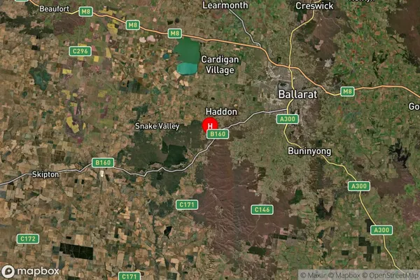 Smythesdale,Victoria Satellite Map