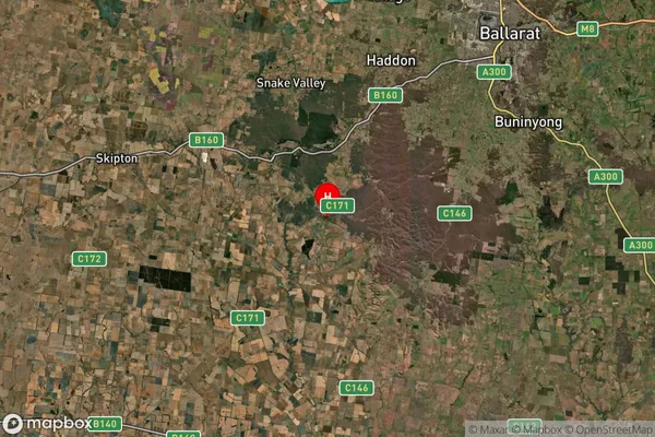 Springdallah,Victoria Satellite Map