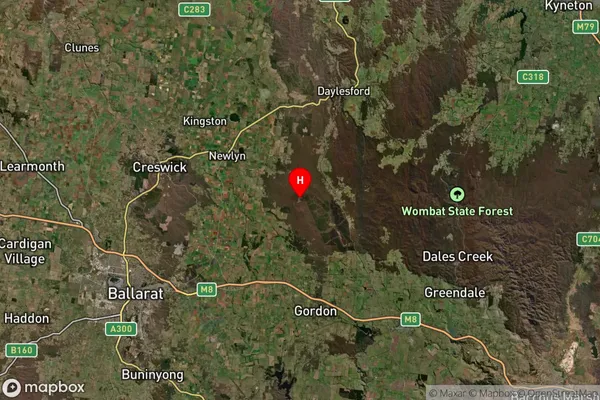 Barkstead,Victoria Satellite Map