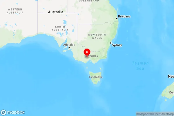 Bungaree,Victoria Region Map